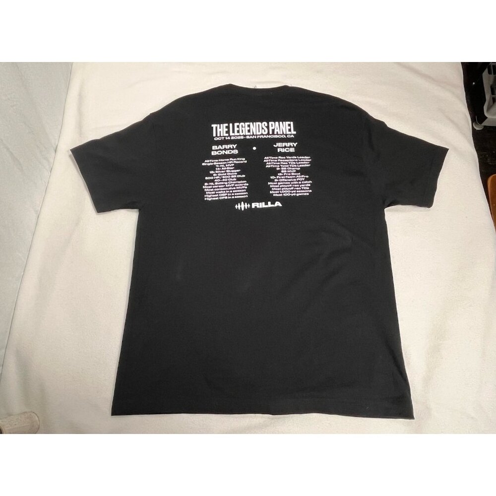 Barry Bonds Jerry Rice Legends Panel San Francisco T Shirt Mens L - Picture 11 of 14